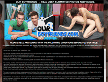 Tablet Screenshot of ourboyfriends.com